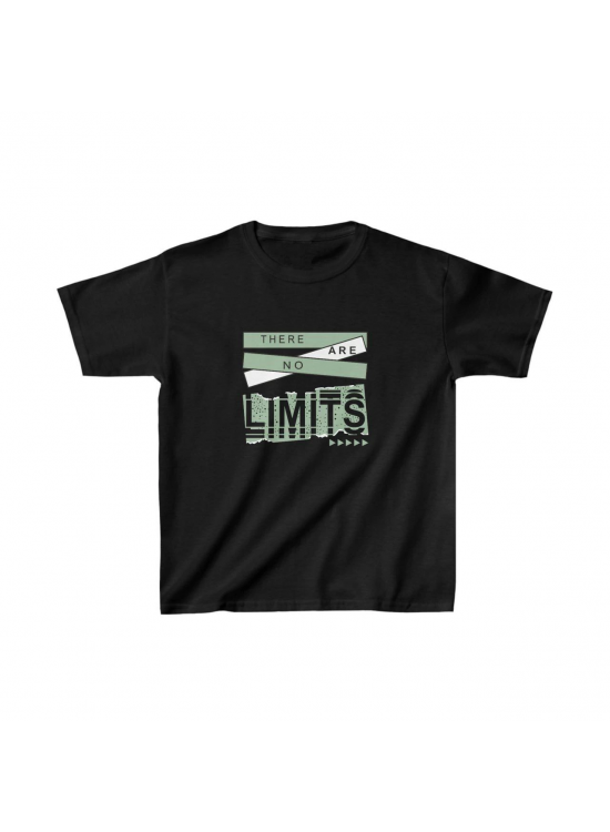 Unisex Çocuk Baskılı T-Shirt - Siyah Unisex Çocuk Baskılı T-Shirt - Siyah