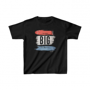 Unisex Çocuk Baskılı T-Shirt - Siyah