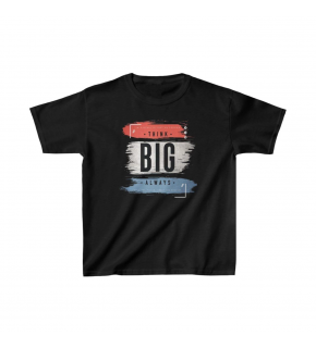 Unisex Çocuk Baskılı T-Shirt - Siyah