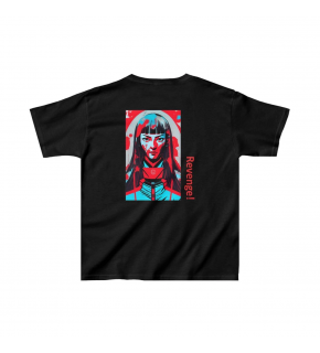 Unisex Çocuk Baskılı T-Shirt - Siyah