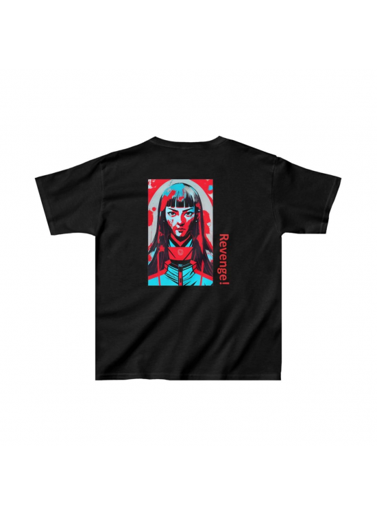 Unisex Çocuk Baskılı T-Shirt - Siyah Unisex Çocuk Baskılı T-Shirt - Siyah