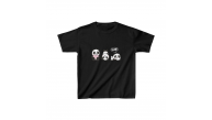 Unisex Çocuk Baskılı T-Shirt - Siyah Unisex Çocuk Baskılı T-Shirt - Siyah