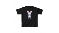 Unisex Çocuk Baskılı T-Shirt - Siyah Unisex Çocuk Baskılı T-Shirt - Siyah