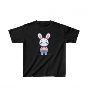 Unisex Çocuk Baskılı T-Shirt - Siyah