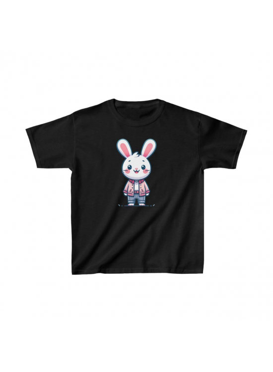 Unisex Çocuk Baskılı T-Shirt - Siyah Unisex Çocuk Baskılı T-Shirt - Siyah