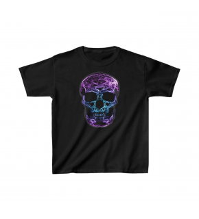 Unisex Çocuk Baskılı T-Shirt - Siyah