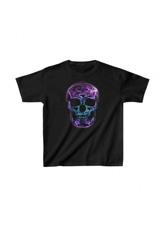 Unisex Çocuk Baskılı T-Shirt - Siyah Unisex Çocuk Baskılı T-Shirt - Siyah