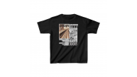 Unisex Çocuk Baskılı T-Shirt - Siyah