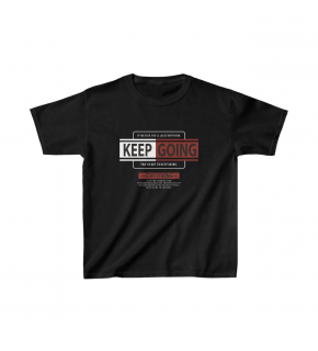 Unisex Çocuk Baskılı T-Shirt - Siyah