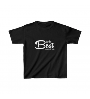 Unisex Çocuk Baskılı T-Shirt - Siyah