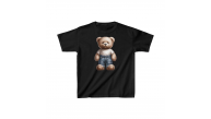 Unisex Çocuk Baskılı T-Shirt - Siyah Unisex Çocuk Baskılı T-Shirt - Siyah
