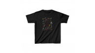 Unisex Çocuk Baskılı T-Shirt - Siyah Unisex Çocuk Baskılı T-Shirt - Siyah