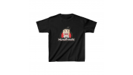 Unisex Çocuk Baskılı T-Shirt - Siyah