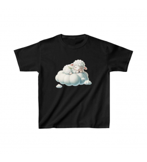 Unisex Çocuk Baskılı T-Shirt - Siyah