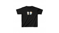 Unisex Çocuk Baskılı T-Shirt - Siyah Unisex Çocuk Baskılı T-Shirt - Siyah