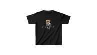 Unisex Çocuk Baskılı T-Shirt - Siyah Unisex Çocuk Baskılı T-Shirt - Siyah