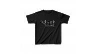 Unisex Çocuk Baskılı T-Shirt - Siyah Unisex Çocuk Baskılı T-Shirt - Siyah