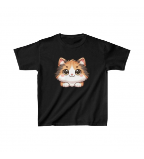 Unisex Çocuk Baskılı T-Shirt - Siyah