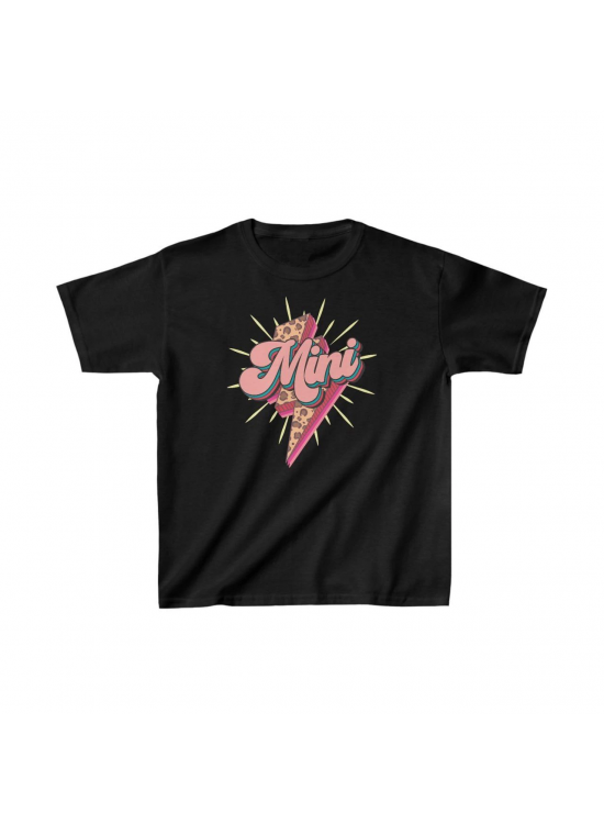 Unisex Çocuk Baskılı T-Shirt - Siyah Unisex Çocuk Baskılı T-Shirt - Siyah