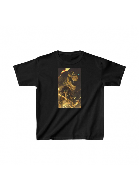 Unisex Çocuk Baskılı T-Shirt - Siyah Unisex Çocuk Baskılı T-Shirt - Siyah