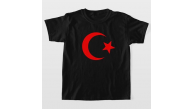 Unisex Çocuk Baskılı T-Shirt - Siyah Unisex Çocuk Baskılı T-Shirt - Siyah