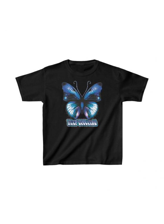 Unisex Çocuk Baskılı T-Shirt - Siyah Unisex Çocuk Baskılı T-Shirt - Siyah
