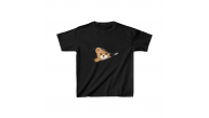 Unisex Çocuk Baskılı T-Shirt - Siyah