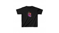 Unisex Çocuk Baskılı T-Shirt - Siyah Unisex Çocuk Baskılı T-Shirt - Siyah