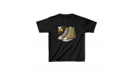 Unisex Çocuk Baskılı T-Shirt - Siyah