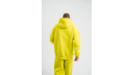 ERKEK 3 İplik Pamuklu Oversize Kapşonlu SweatShirt Hoodie - Sarı ERKEK 3 İplik Pamuklu Oversize Kapşonlu SweatShirt Hoodie - Sarı