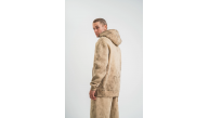 ERKEK 3 iplik Pamuklu Oversize Kapüşonlu Yıkamalı Hoodie SweatShirt - Bej ERKEK 3 iplik Pamuklu Oversize Kapüşonlu Yıkamalı Hoodie SweatShirt - Bej