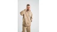 ERKEK 3 iplik Pamuklu Oversize Kapüşonlu Yıkamalı Hoodie SweatShirt - Bej ERKEK 3 iplik Pamuklu Oversize Kapüşonlu Yıkamalı Hoodie SweatShirt - Bej