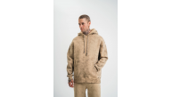 ERKEK 3 iplik Pamuklu Oversize Kapüşonlu Yıkamalı Hoodie SweatShirt - Bej ERKEK 3 iplik Pamuklu Oversize Kapüşonlu Yıkamalı Hoodie SweatShirt - Bej