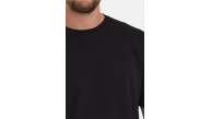 Erkek Düz T-Shirt Kısa Kol Bisiklet Yaka Regular Fit Rahat Kalıp Günlük Tişört - Siyah Erkek Düz T-Shirt Kısa Kol Bisiklet Yaka Regular Fit Rahat Kalıp Günlük Tişört - Siyah