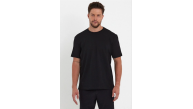 Erkek Düz T-Shirt Kısa Kol Bisiklet Yaka Regular Fit Rahat Kalıp Günlük Tişört - Siyah Erkek Düz T-Shirt Kısa Kol Bisiklet Yaka Regular Fit Rahat Kalıp Günlük Tişört - Siyah