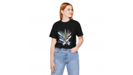 Kadın Baskılı T-Shirt Kısa Kol Bisiklet Yaka Oversize Rahat Kalıp Tişört - Siyah Kadın Baskılı T-Shirt Kısa Kol Bisiklet Yaka Oversize Rahat Kalıp Tişört - Siyah