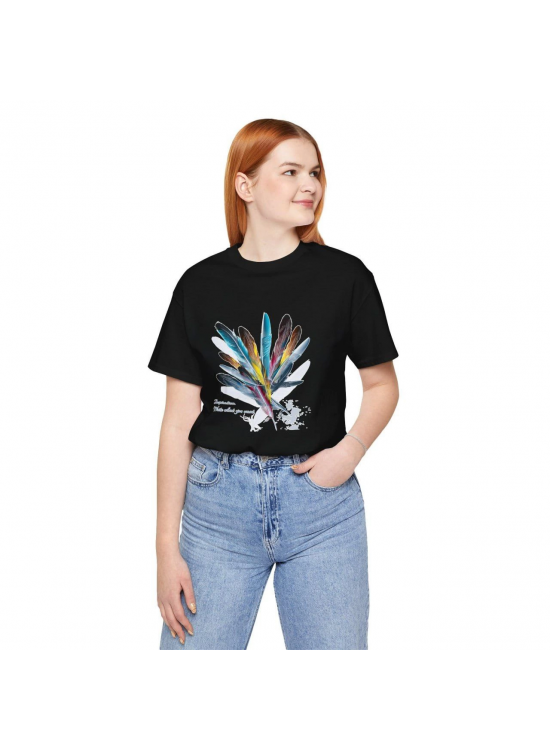 Kadın Baskılı T-Shirt Kısa Kol Bisiklet Yaka Oversize Rahat Kalıp Tişört - Siyah Kadın Baskılı T-Shirt Kısa Kol Bisiklet Yaka Oversize Rahat Kalıp Tişört - Siyah