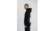 ERKEK 3 İplik Pamuklu Kapüşonlu Patchli Nakışlı Hoodie SweatShirt - Siyah ERKEK 3 İplik Pamuklu Kapüşonlu Patchli Nakışlı Hoodie SweatShirt - Siyah