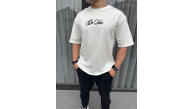 Erkek Baskılı T-Shirt Kısa Kol Bisiklet Yaka Regular Fit Rahat Kalıp Günlük Tişört - Beyaz Erkek Baskılı T-Shirt Kısa Kol Bisiklet Yaka Regular Fit Rahat Kalıp Günlük Tişört - Beyaz