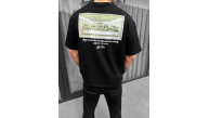 Erkek Baskılı T-Shirt Kısa Kol Bisiklet Yaka Regular Fit Rahat Kalıp Günlük Tişört - Siyah Erkek Baskılı T-Shirt Kısa Kol Bisiklet Yaka Regular Fit Rahat Kalıp Günlük Tişört - Siyah