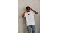 Erkek Baskılı T-Shirt Kısa Kol Bisiklet Yaka Regular Fit Rahat Kalıp Günlük Tişört - Beyaz Erkek Baskılı T-Shirt Kısa Kol Bisiklet Yaka Regular Fit Rahat Kalıp Günlük Tişört - Beyaz