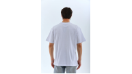 Erkek Düz Yazlık Kısa Kol Tişört Bisiklet Yaka Oversize T-Shirt - Beyaz Erkek Düz Yazlık Kısa Kol Tişört Bisiklet Yaka Oversize T-Shirt - Beyaz