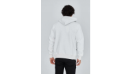Erkek 3 İplik Pamuklu Kapüşonlu Tam Fermuarlı Cepli Hoodie Sweatshirt - Beyaz Erkek 3 İplik Pamuklu Kapüşonlu Tam Fermuarlı Cepli Hoodie Sweatshirt - Beyaz