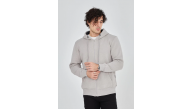 Erkek 3 İplik Pamuklu Kapüşonlu Tam Fermuarlı Cepli Hoodie Sweatshirt - Boyalı Gri Erkek 3 İplik Pamuklu Kapüşonlu Tam Fermuarlı Cepli Hoodie Sweatshirt - Boyalı Gri