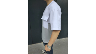 Erkek Kısa Kol Yazlık Tişört Torba Cepli Parçalı T-Shirt - Gri Erkek Kısa Kol Yazlık Tişört Torba Cepli Parçalı T-Shirt - Gri