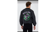 Wild One Baskılı Erkek Bomber Mont – Panter Desenli, Fermuarlı, Kapitone Astarlı Ceket - Siyah Wild One Baskılı Erkek Bomber Mont – Panter Desenli, Fermuarlı, Kapitone Astarlı Ceket - Siyah