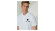 Erkek Pike Polo Yaka Tişört Düğmeli Baskılı T-Shirt - Beyaz Erkek Pike Polo Yaka Tişört Düğmeli Baskılı T-Shirt - Beyaz