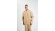 Erkek Uzun Kol Bisiklet Yaka 3 iplik Pamuklu Kışlık SweatShirt - Bej Erkek Uzun Kol Bisiklet Yaka 3 iplik Pamuklu Kışlık SweatShirt - Bej