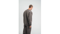 Erkek Uzun Kol Bisiklet Yaka 3 iplik Pamuklu Kışlık SweatShirt - Füme Erkek Uzun Kol Bisiklet Yaka 3 iplik Pamuklu Kışlık SweatShirt - Füme