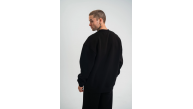 Erkek Uzun Kol Bisiklet Yaka 3 iplik Pamuklu Kışlık SweatShirt - Siyah Erkek Uzun Kol Bisiklet Yaka 3 iplik Pamuklu Kışlık SweatShirt - Siyah